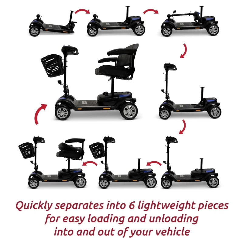 ComfyGo Z-4 Electric Mobility Scooter LifeMed USA