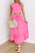 Bubblegum Beach Day Pink Skirt Set Pretty Little Patriot