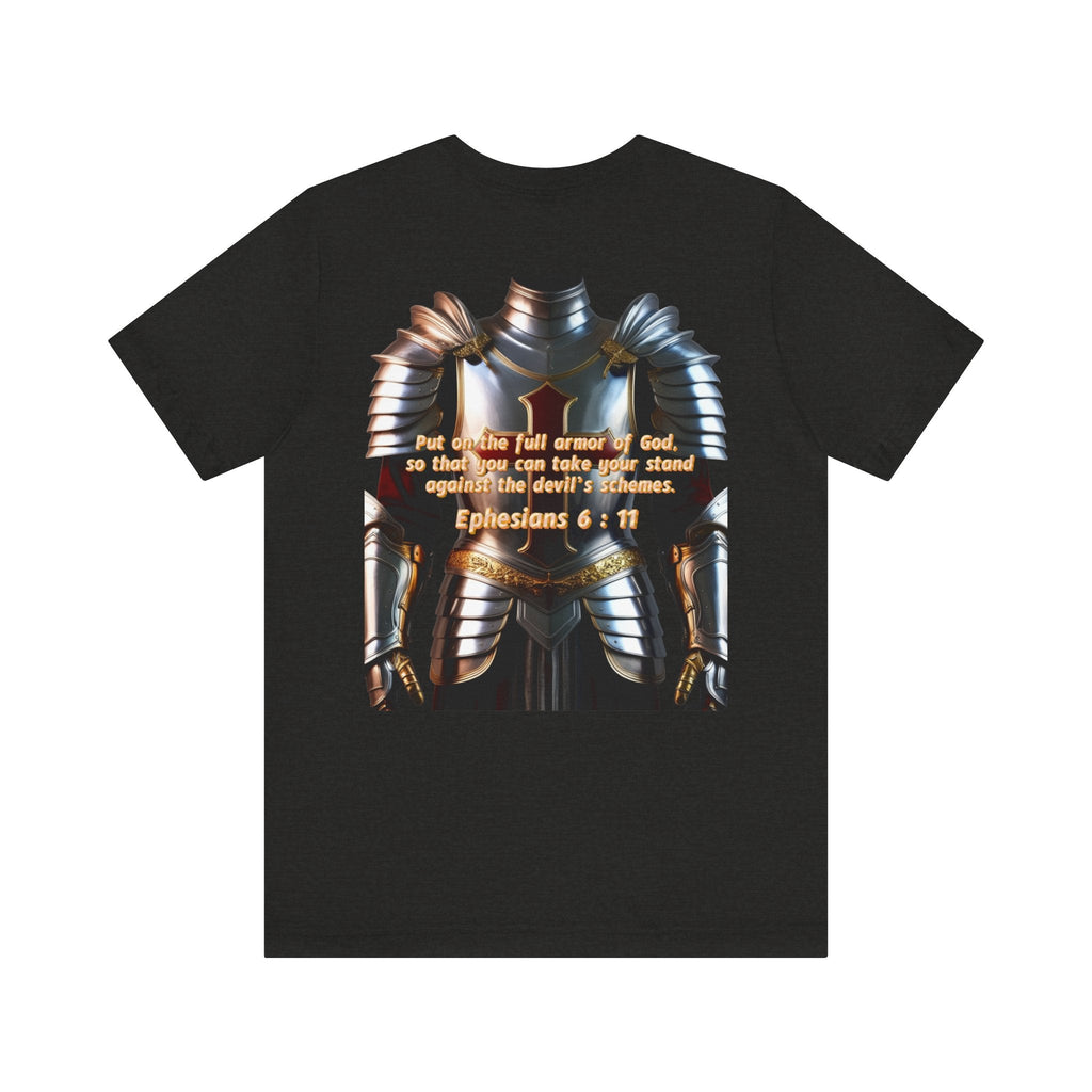 Religious Graphic Armor Of God Design - Unisex Jersey Short Sleeve Tee Printify