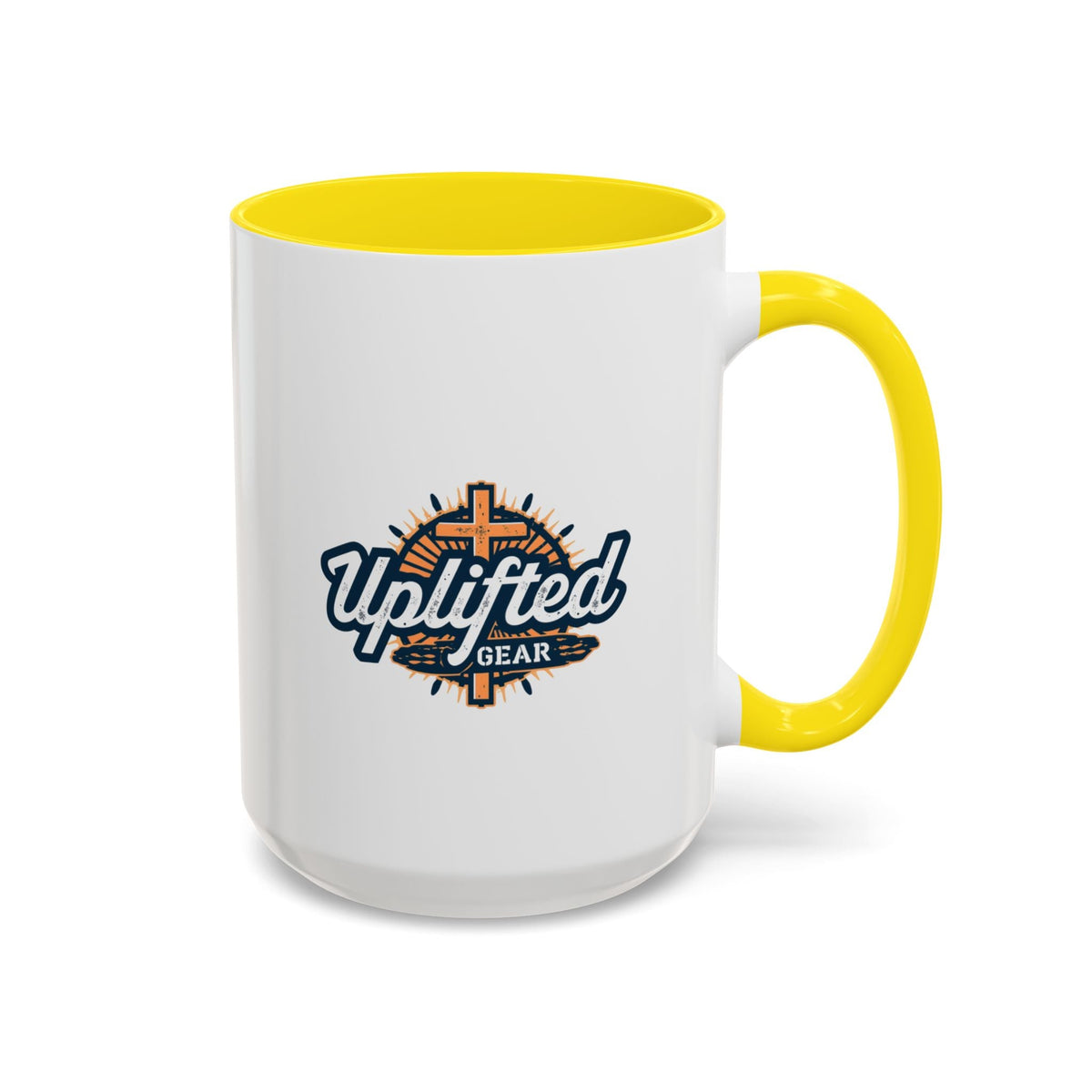 Patriotic Eagle Coffee Mug — "Stand for the Flag, Kneel for the Cross" (11/15oz) Printify