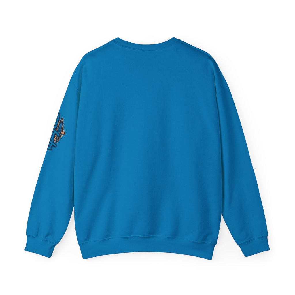 Jesus Saves Sweatshirt – 3 Nails Crucifix Cross Christian Sweatshirt for Redemption Faith & Bold Salvation Printify
