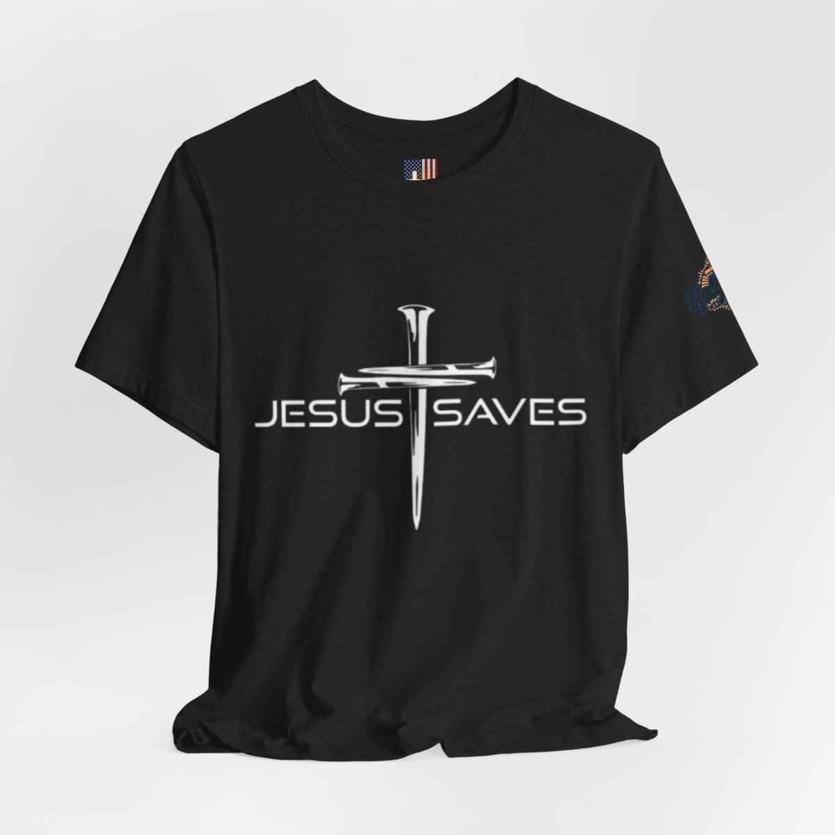 Copy of Jesus Saves T-shirt – 3 Nails Crucifix Cross Christian T-shirt for Redemption Faith & Bold Salvation Printify