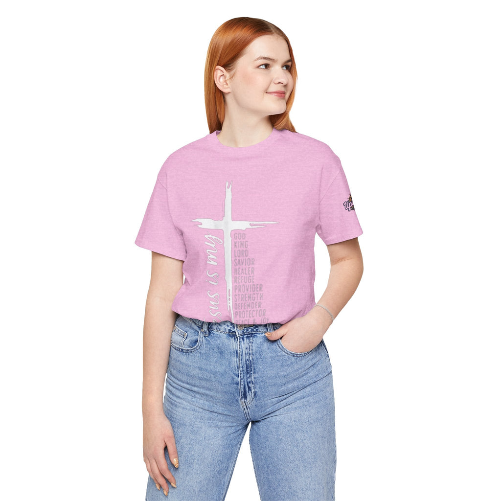 Jesus Is My Everything T-shirt – Cross List God King Lord Savior Christian T-shirt for Total Surrender Faith Printify