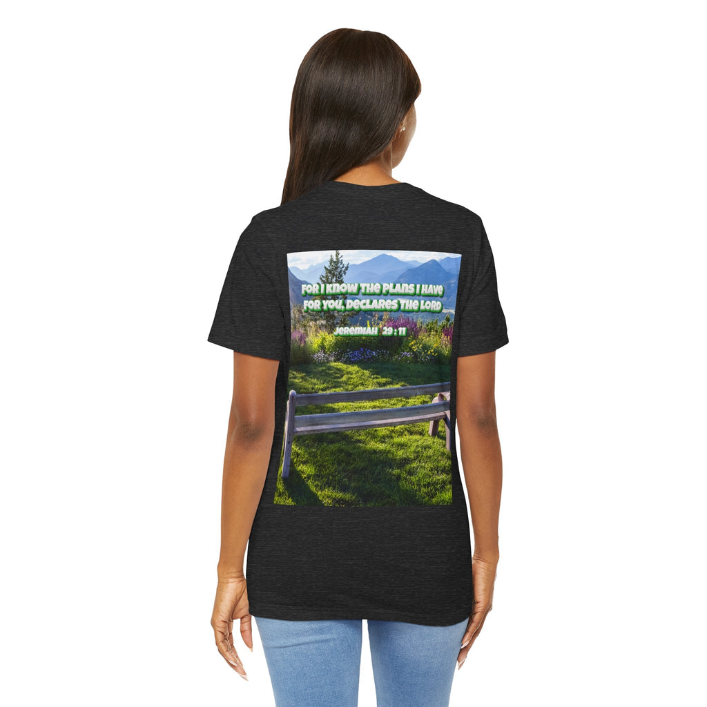 Bible Verse Unisex Tee - Jeremiah 29 : 11 Printify