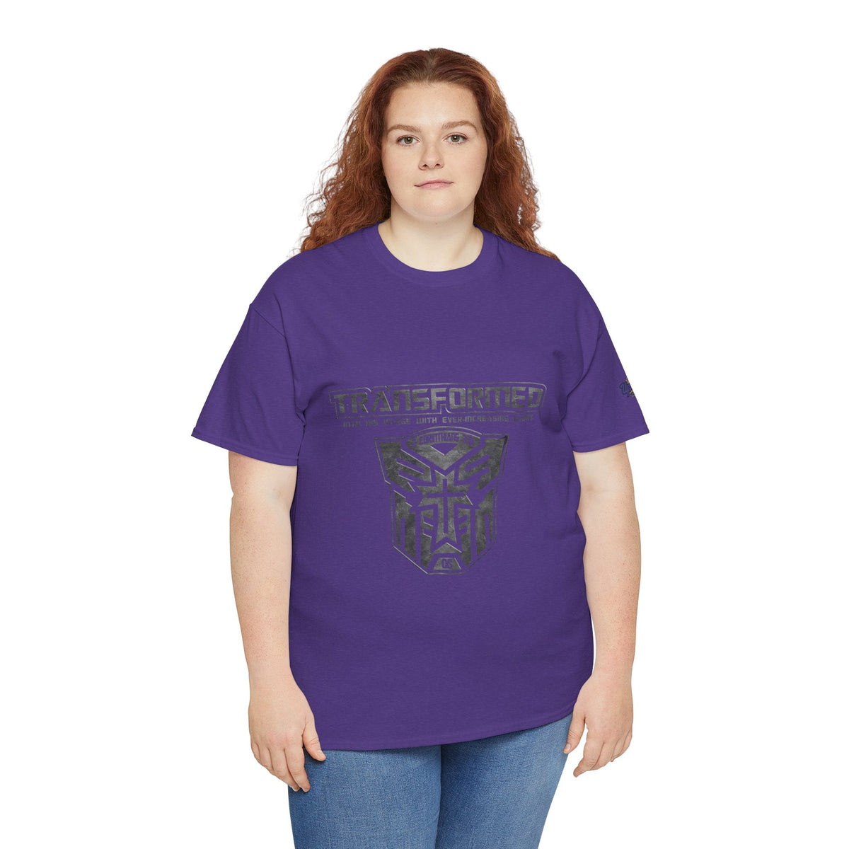 Transformer Logo Christian T-shirt | 2 Corinthians 3:18 Bible Verse T-shirt Printify