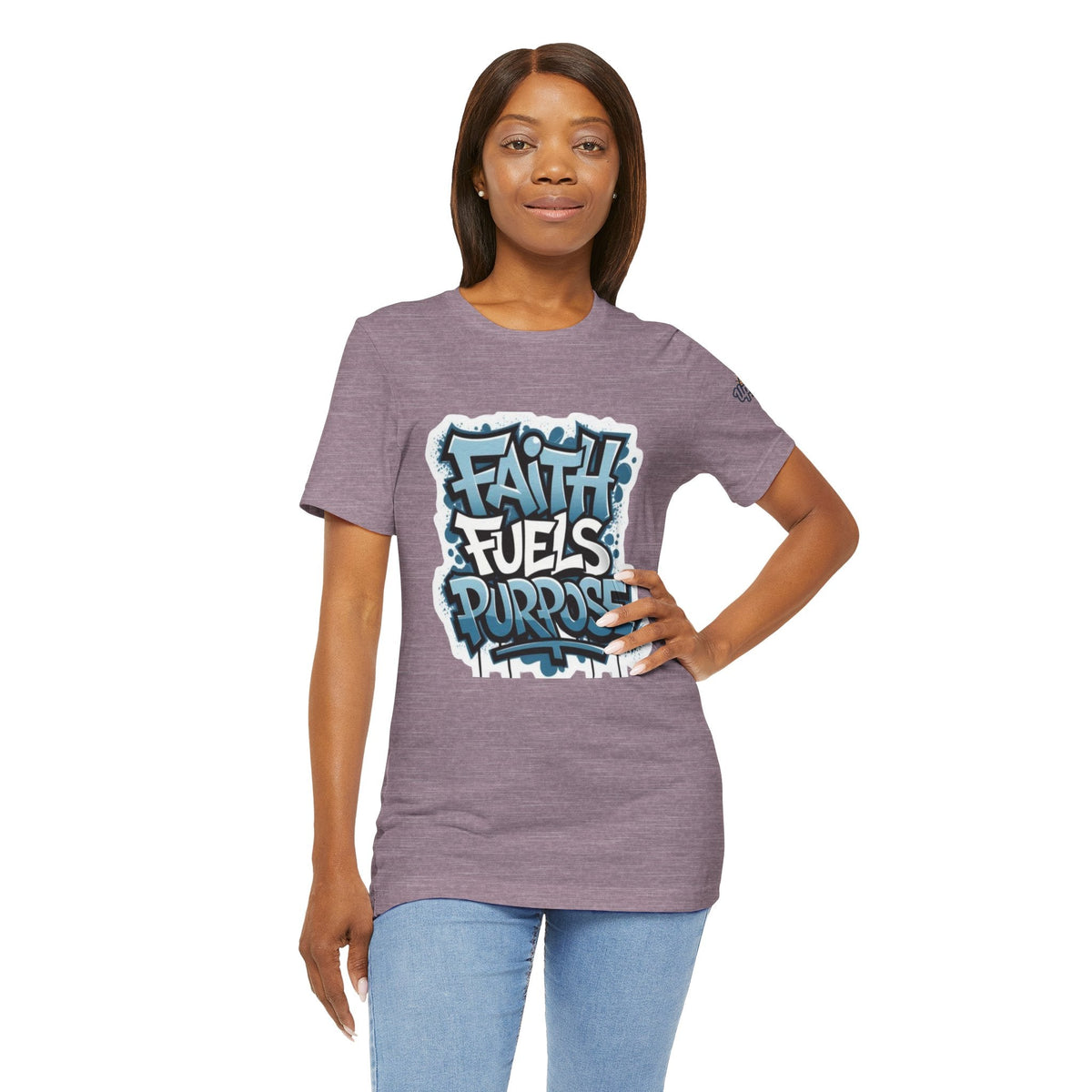 Faith Fuels Purpose T-shirt – Inspirational Christian T-shirt for Divine Drive & Unstoppable Belief Printify