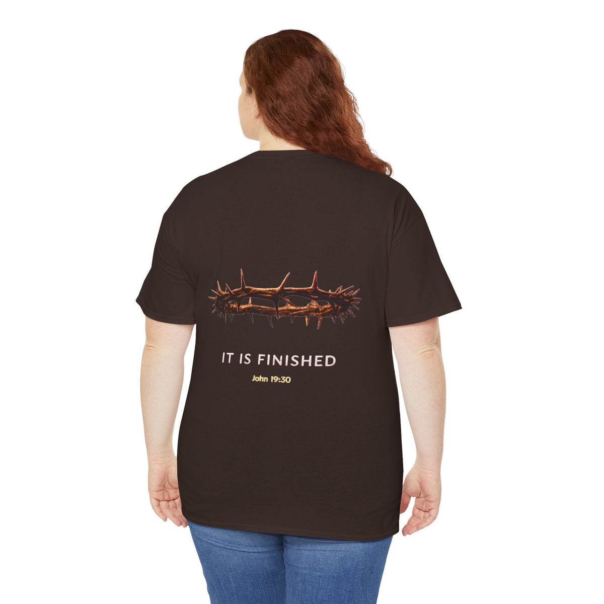 It Is Finished Crown of Thorns Tee — Christian John 19:30 Faith Shirt Printify