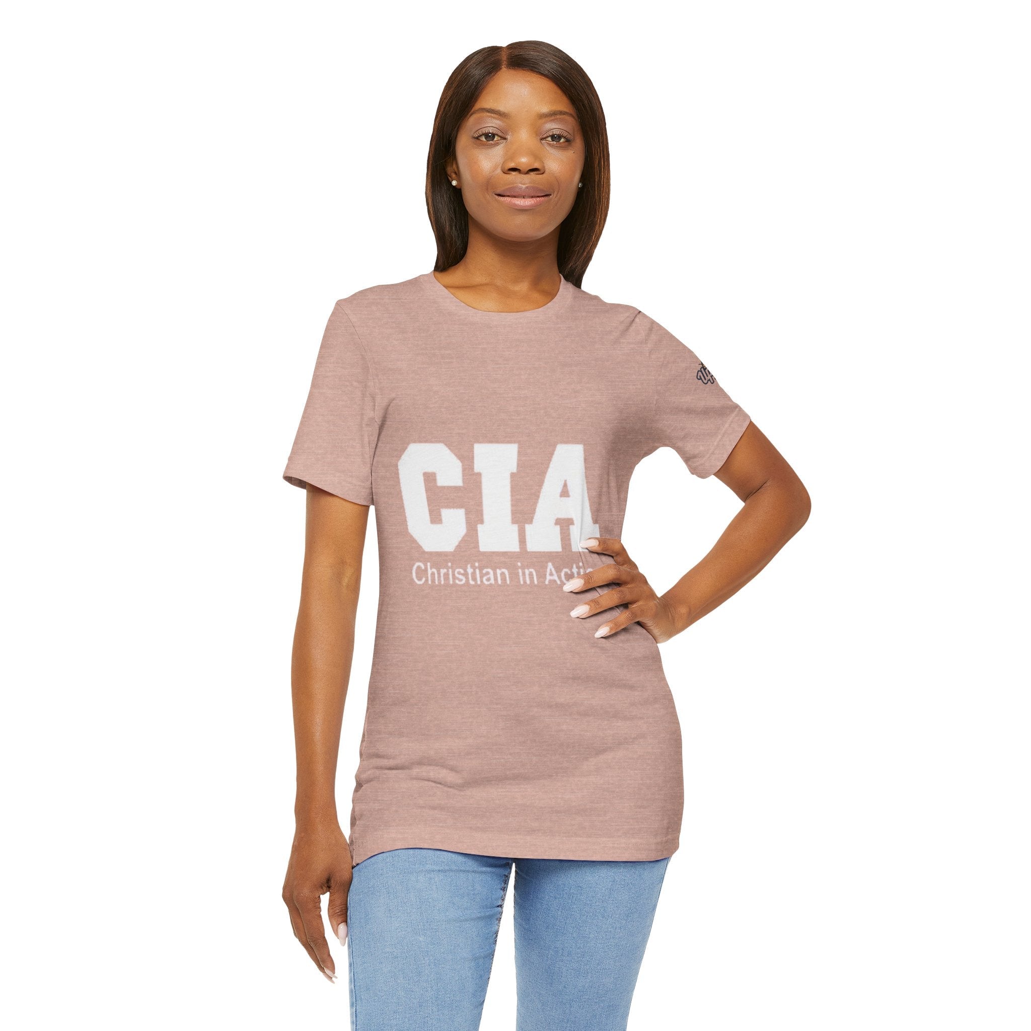 CIA Christian in Action T-shirt - Funny Faith Parody T-shirt - Mission Ready Apparel Printify