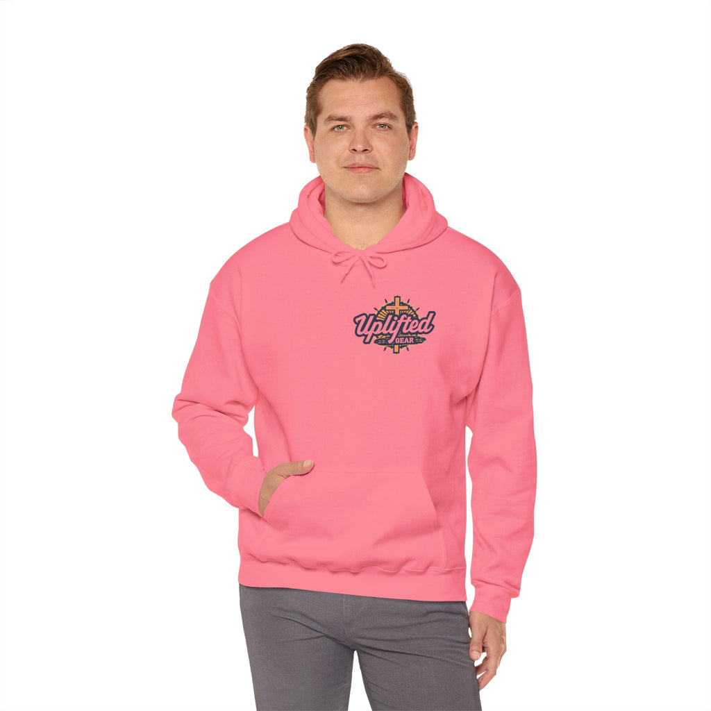 Unique Unicorn Hoodie – Rainbow Cross Psalm 139:14 Christian Hoodie for Wonderfully Made Printify