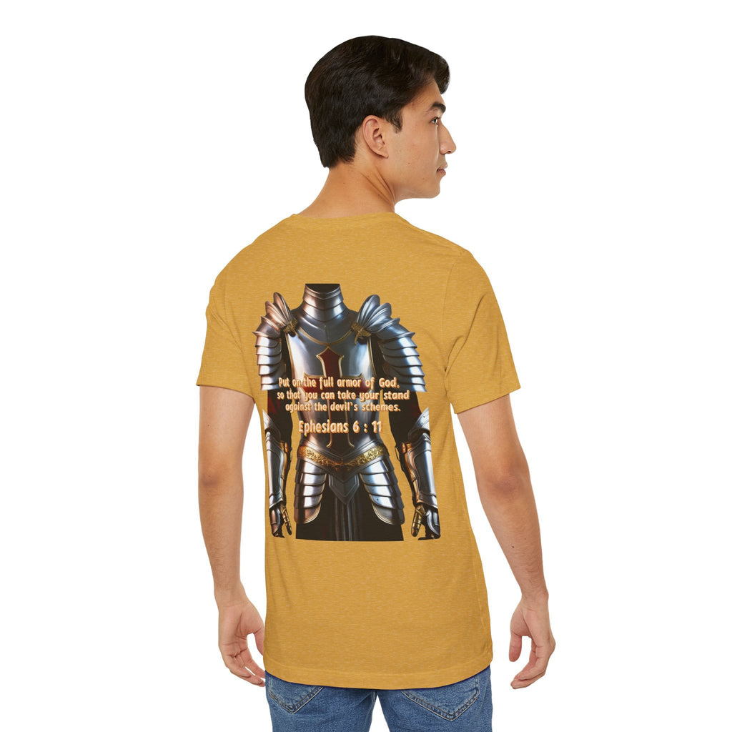 Religious Graphic Armor Of God Design - Unisex Jersey Short Sleeve Tee Printify