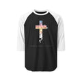 Walk by Faith T-Shirt – Cross & Footprints Christian Tee for Bold Believers Printify