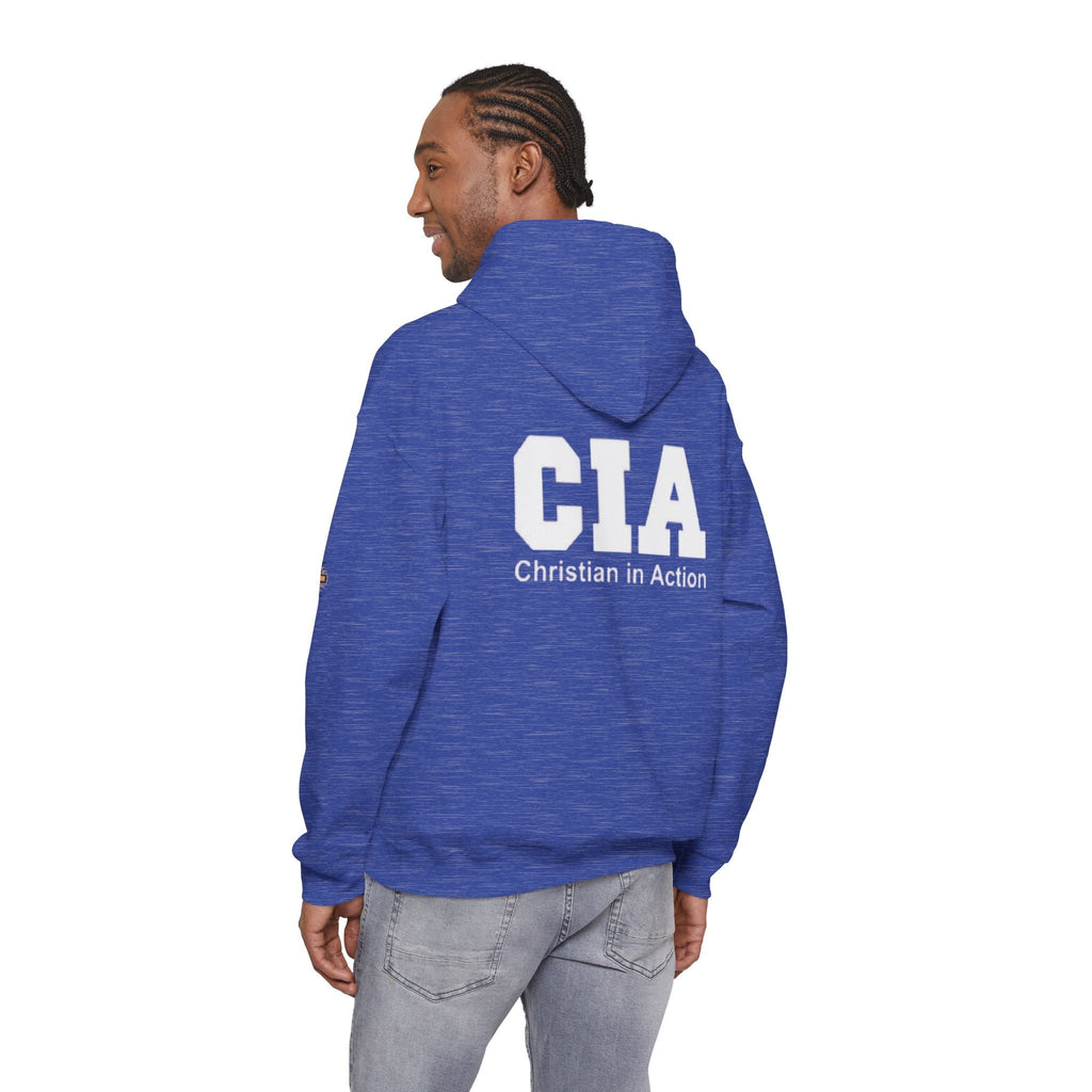 CIA Christian in Action Hoodie - Funny Faith Parody Hoodie - Mission Ready Apparel Printify