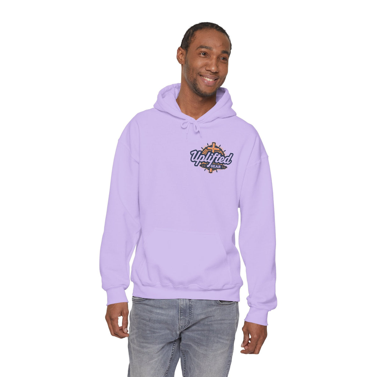 Christ is King Hoodie – Bold Crown & Cross Christian Sweatshirt for Unshakable Faith Printify