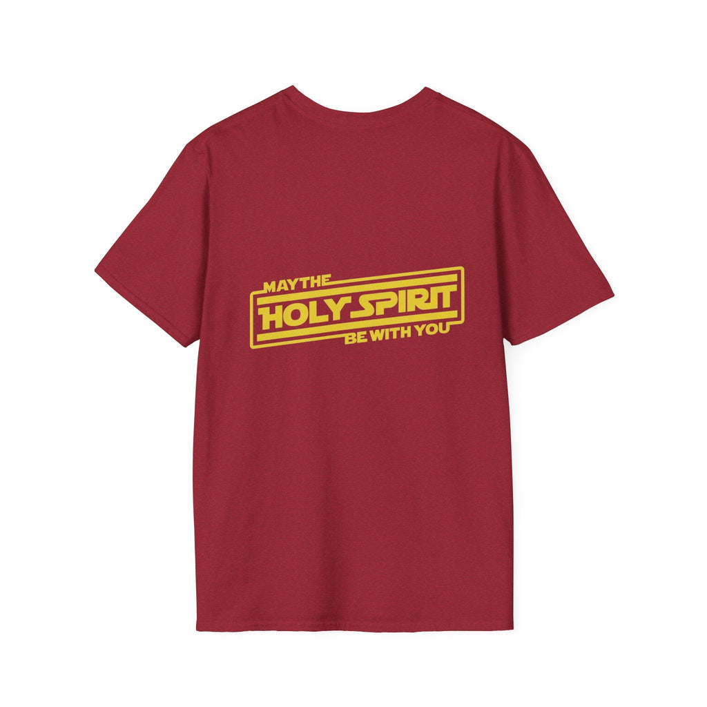 May the Holy Spirit Be With You T-shirt - Christian Star Wars Parody T-shirt Printify
