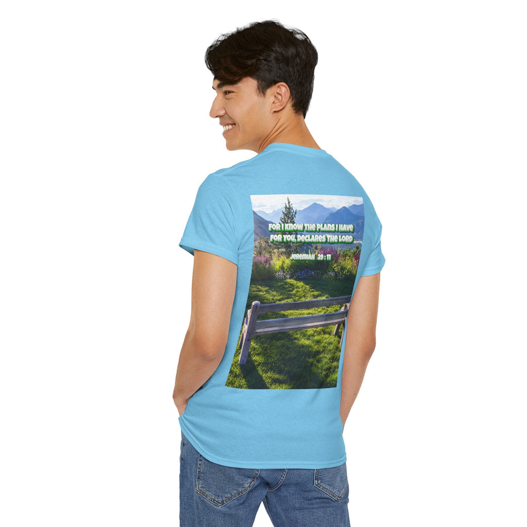 Bible Verse Unisex Tee -  Jeremiah 29 : 11 Printify