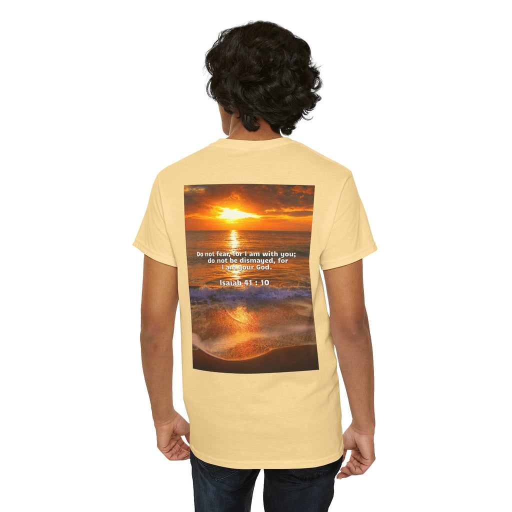 Bible Verse Unisex Tee -  Isaiah 41 : 10 Printify