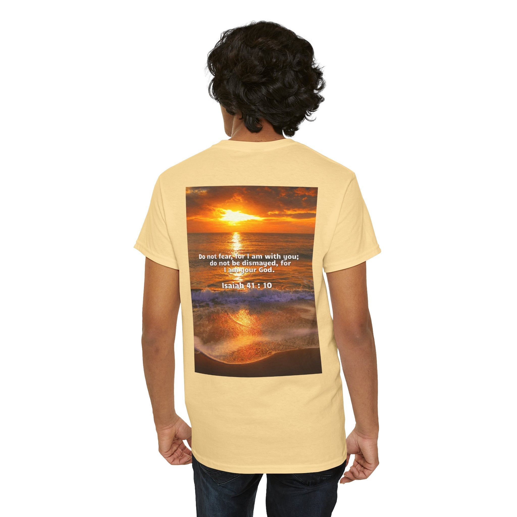 Bible Verse Unisex Tee -  Isaiah 41 : 10 Printify