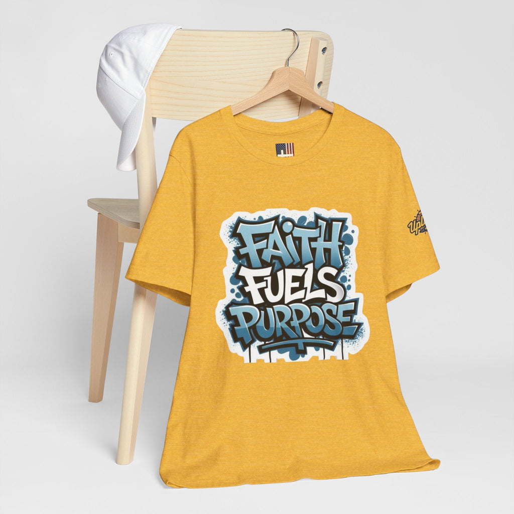Faith Fuels Purpose T-shirt – Inspirational Christian T-shirt for Divine Drive & Unstoppable Belief Printify