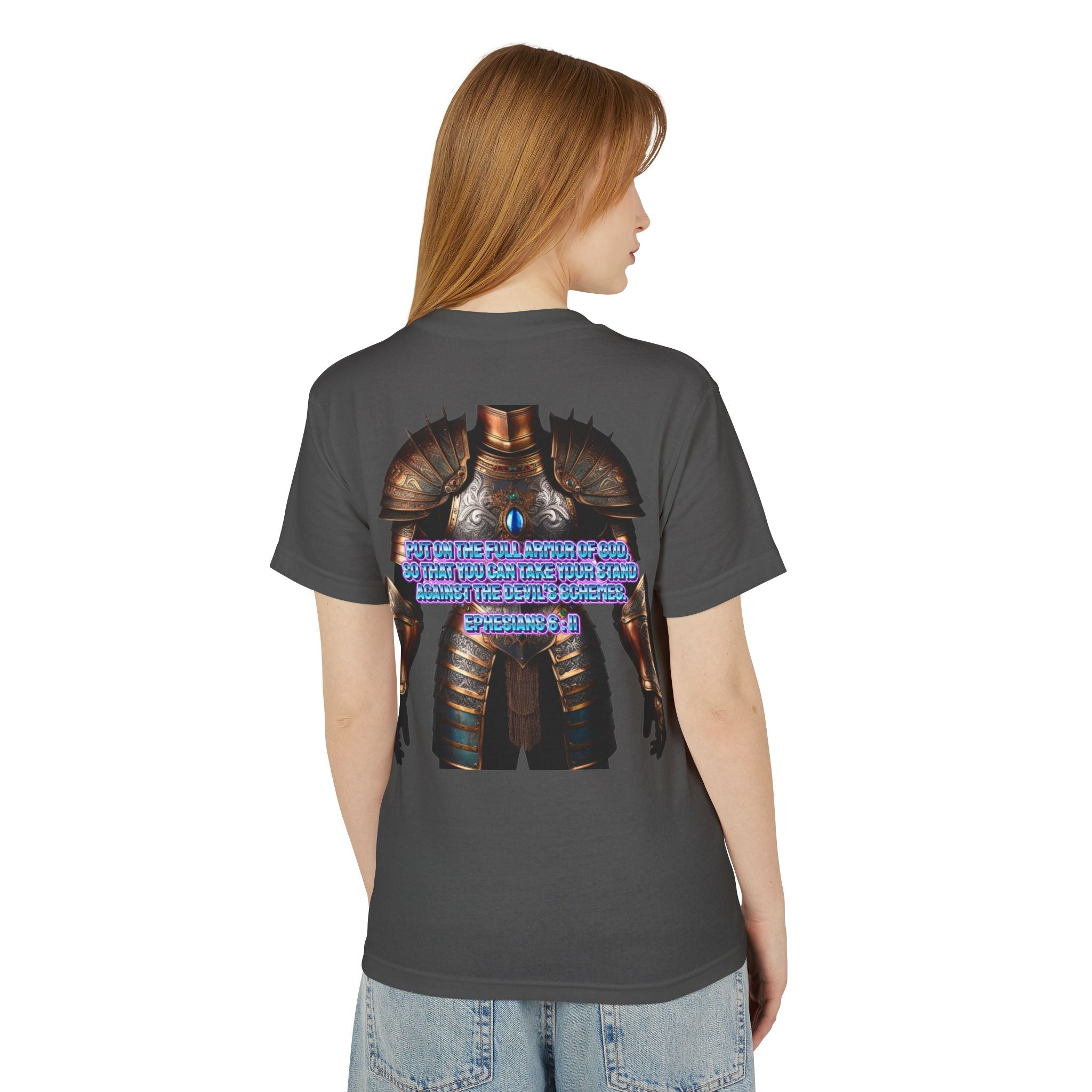 Bible Verse Tee - Ephesians 6:11 Put on the Armor of God Unisex Shirt Printify