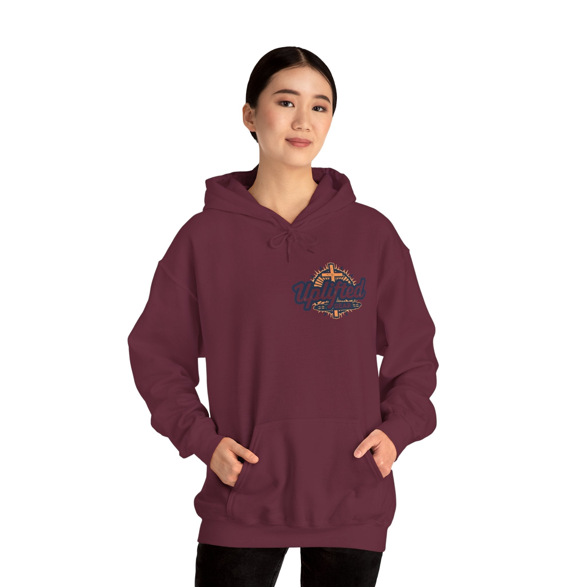 I Can’t, But I Know a Guy Hoodie – Jesus Cross Christian Hoodie for Cozy Faith Printify