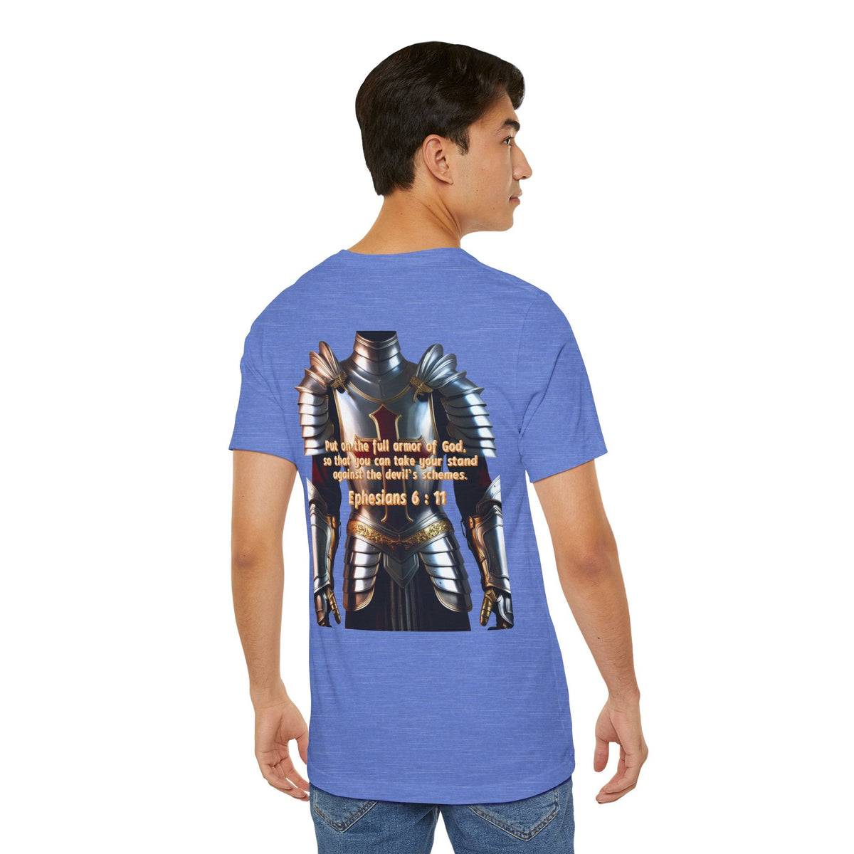 Religious Graphic Armor Of God Design - Unisex Jersey Short Sleeve Tee Printify