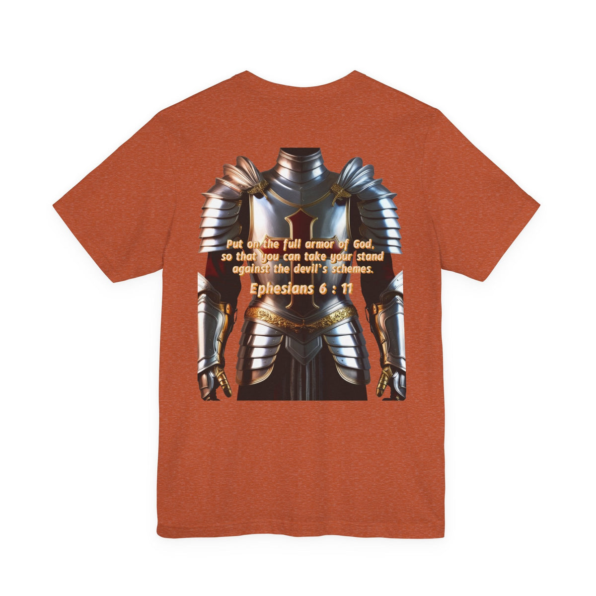 Religious Graphic Armor Of God Design - Unisex Jersey Short Sleeve Tee Printify