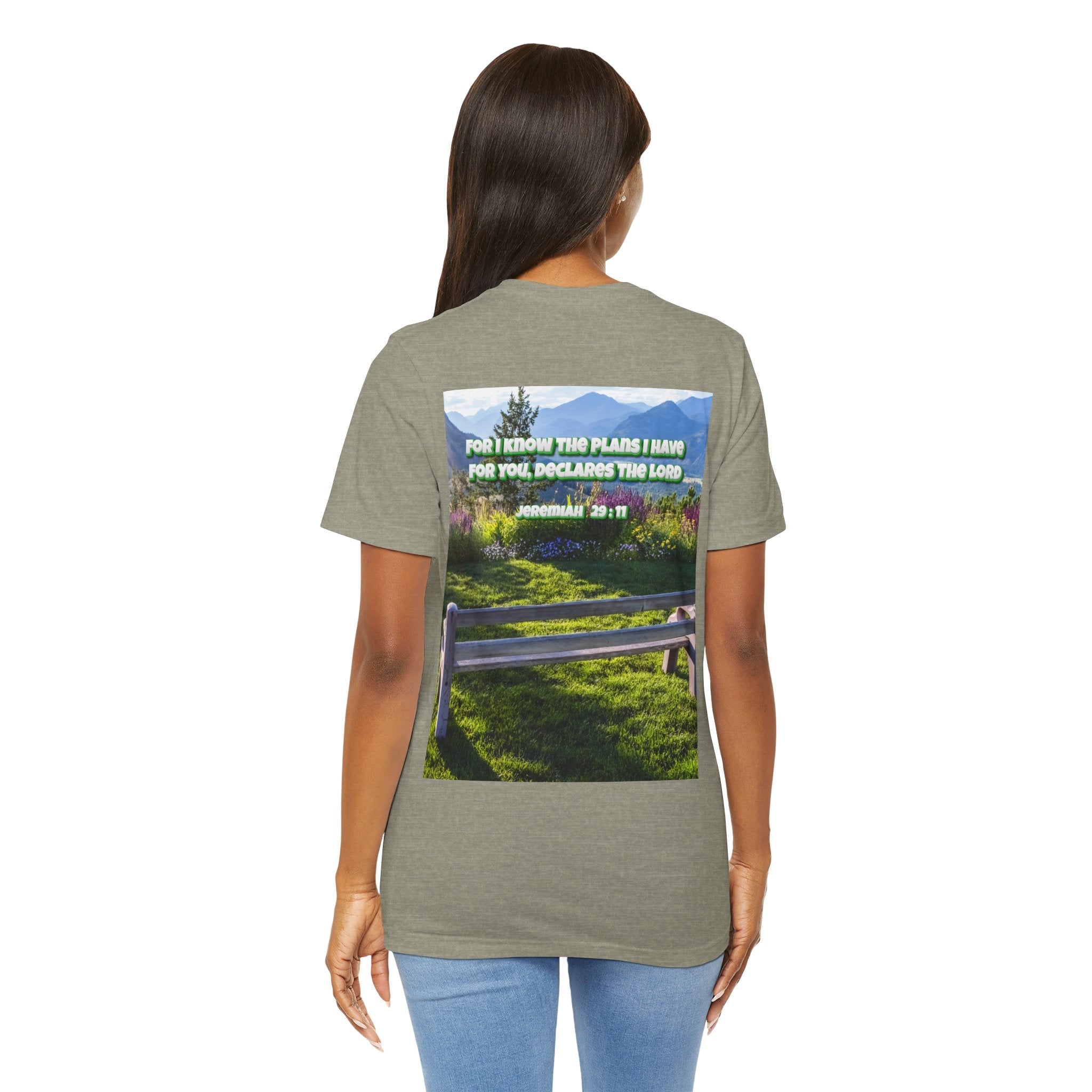 Bible Verse Unisex Tee - Jeremiah 29 : 11 Printify