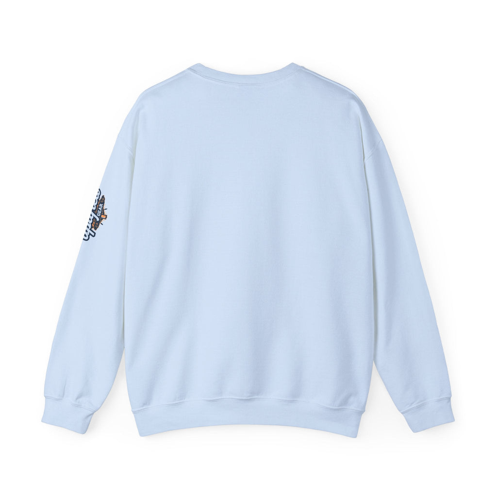 A Major Award This Christmas Sweatshirt – Fragile Leg Lamp Parody Cross Unboxing Christian Sweatshirt for Hilarious Faith & Holiday Glow Printify