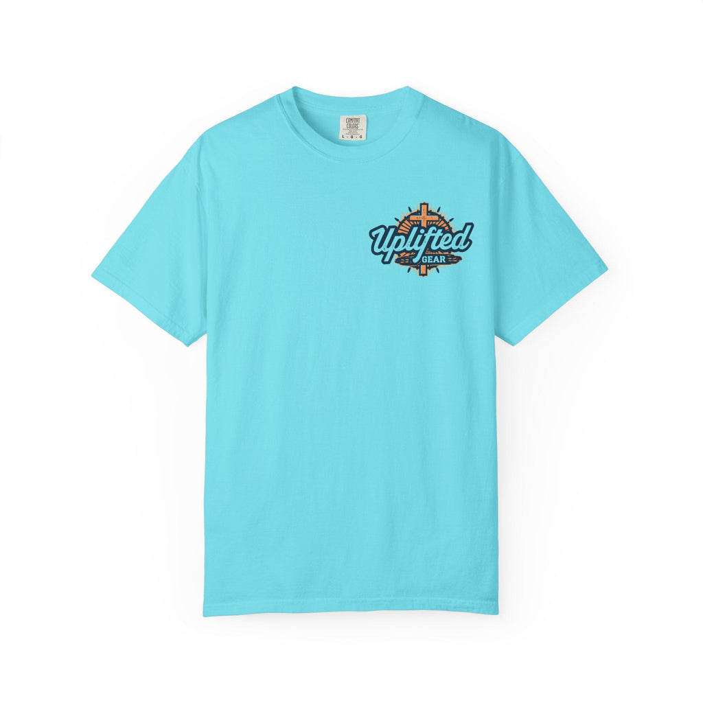Jesus Ichthys T-shirt – Christian Fish Symbol with Cross & Jesus Inscription T-shirt for Eternal Faith & Streetwear Printify