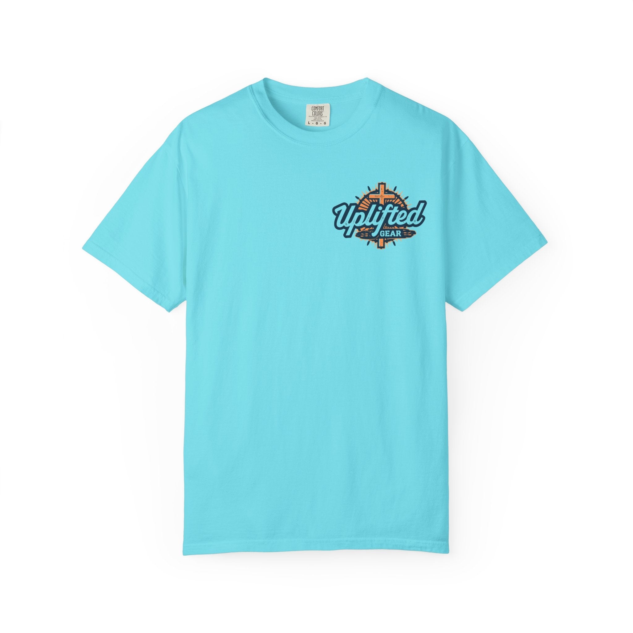 Jesus Ichthys T-shirt – Christian Fish Symbol with Cross & Jesus Inscription T-shirt for Eternal Faith & Streetwear Printify