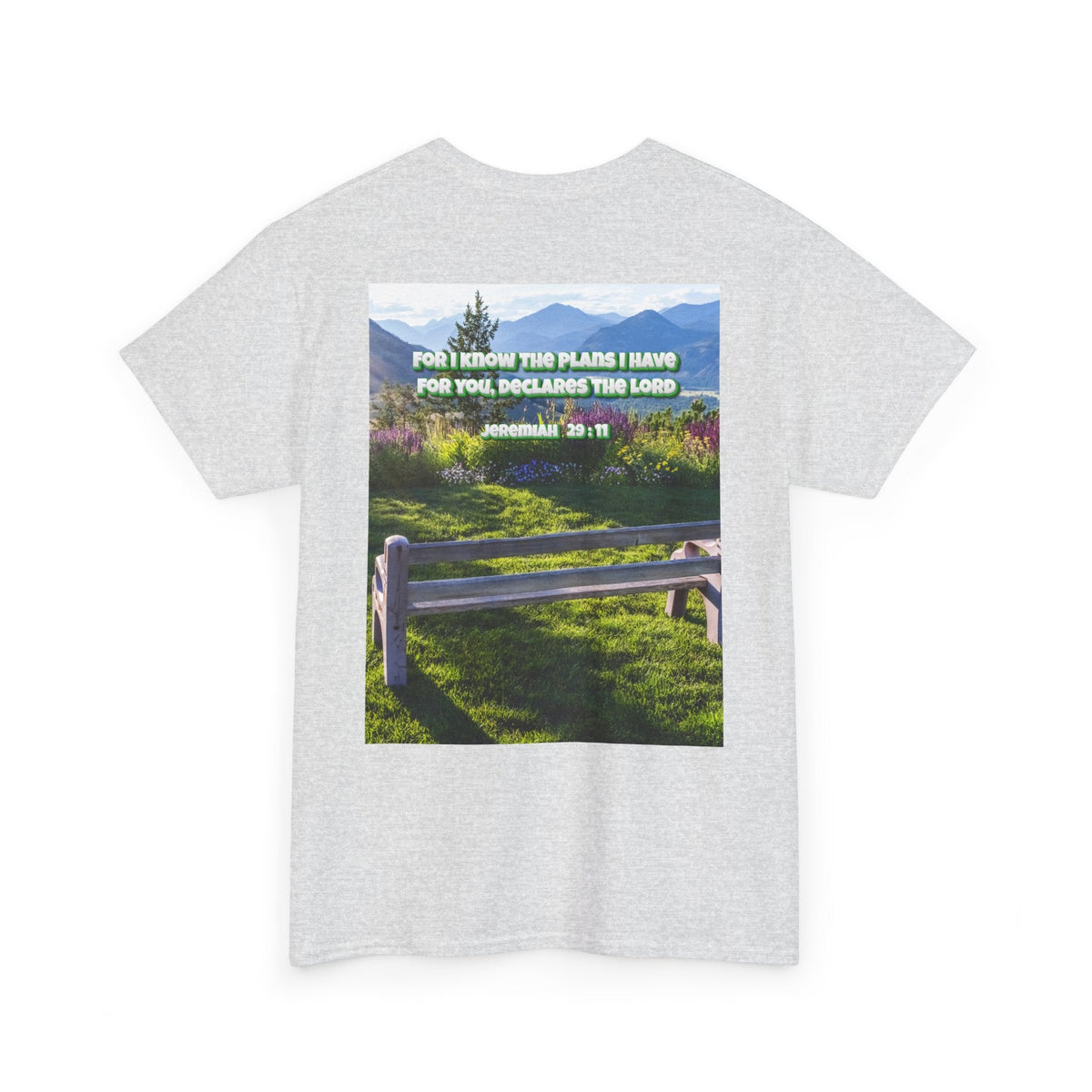 Bible Verse Unisex Tee -  Jeremiah 29 : 11 Printify