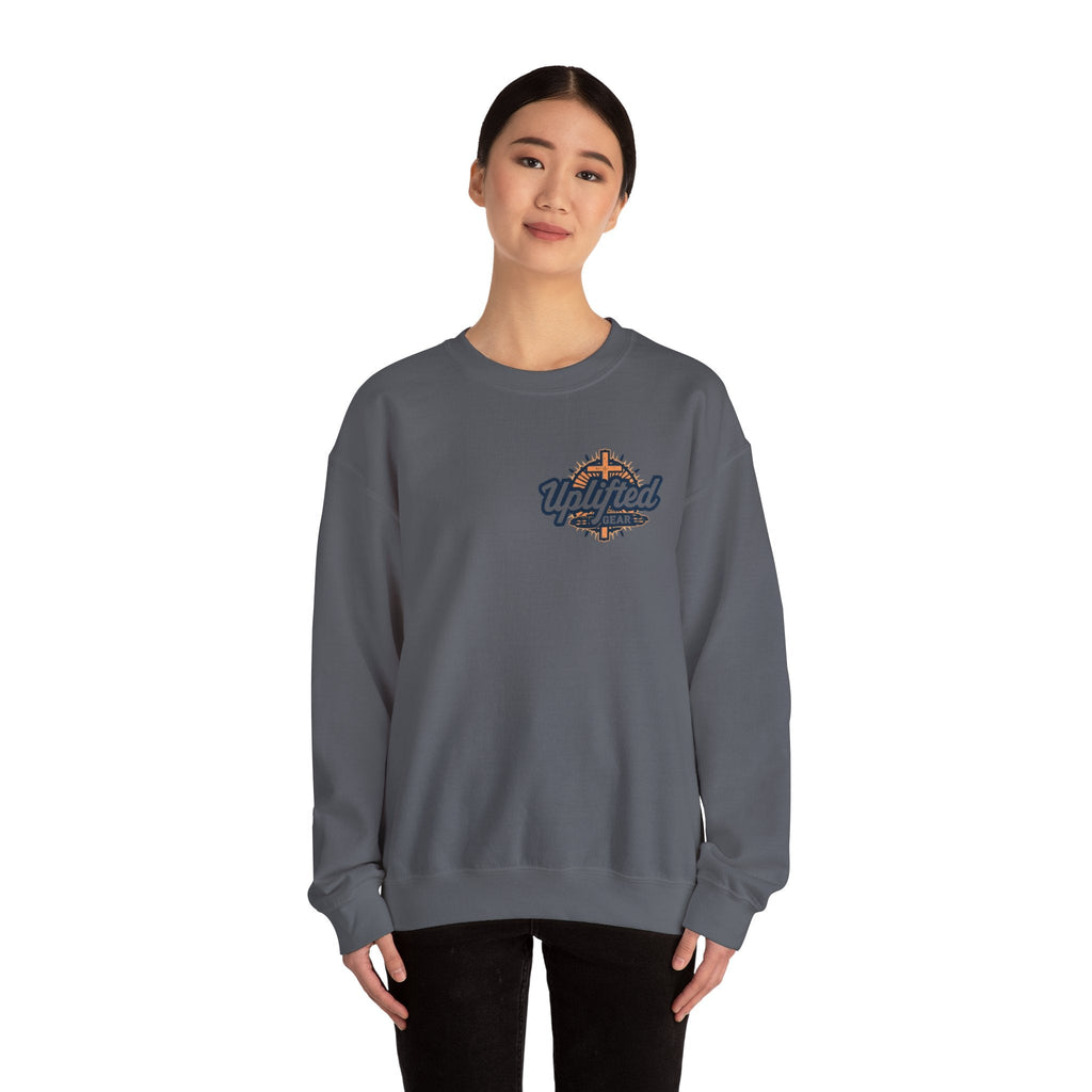 ⚡ Jesus Wasn’t Safe – Neither Am I | Bold Christian Sweatshirt | Storm-Walking Faith Tee | Minimalist Black & White Design | Uplifted Gear Printify