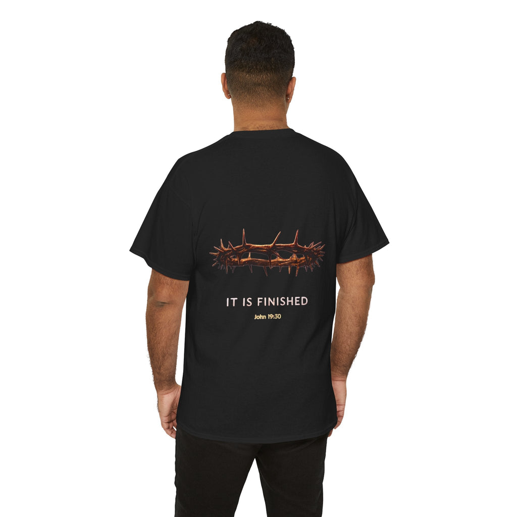 It Is Finished Crown of Thorns Tee — Christian John 19:30 Faith Shirt Printify