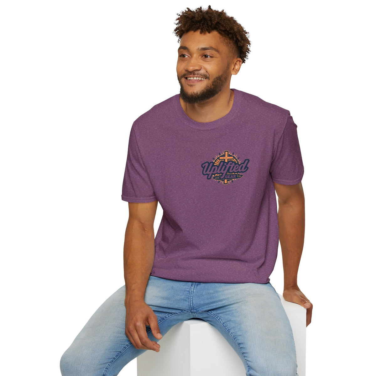 Religious Graphic Tee with Armor Of God Design - Unisex Softstyle T-Shirt Printify