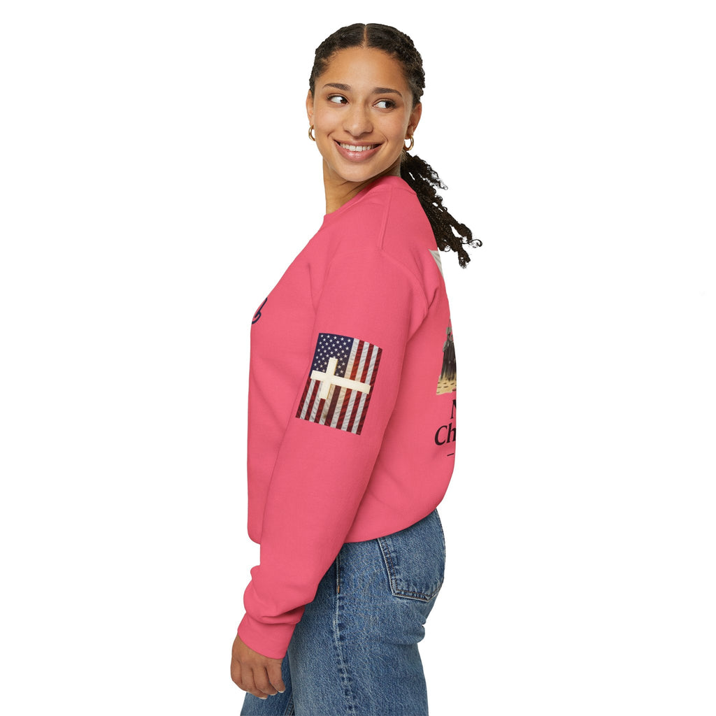 No Kings? Christ is King Sweatshirt – Bold Christian Hoodie for Sovereign Faith Printify