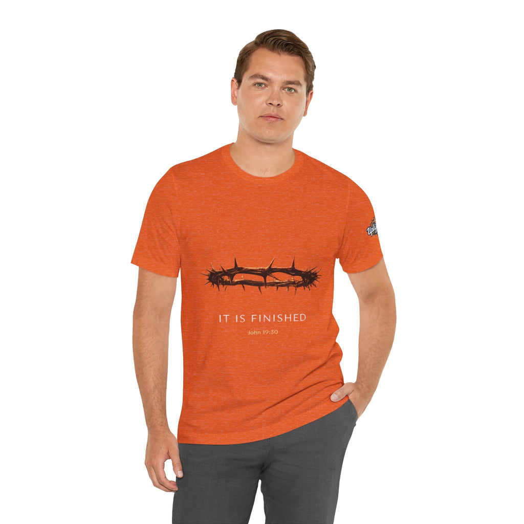 It Is Finished Crown of Thorns Tee — Christian John 19:30 Faith Shirt Printify