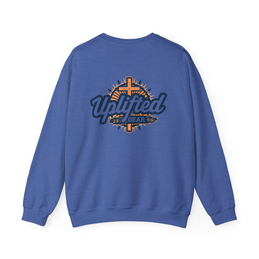 Uplifted Gear Christian Logo Sweatshirt Printify