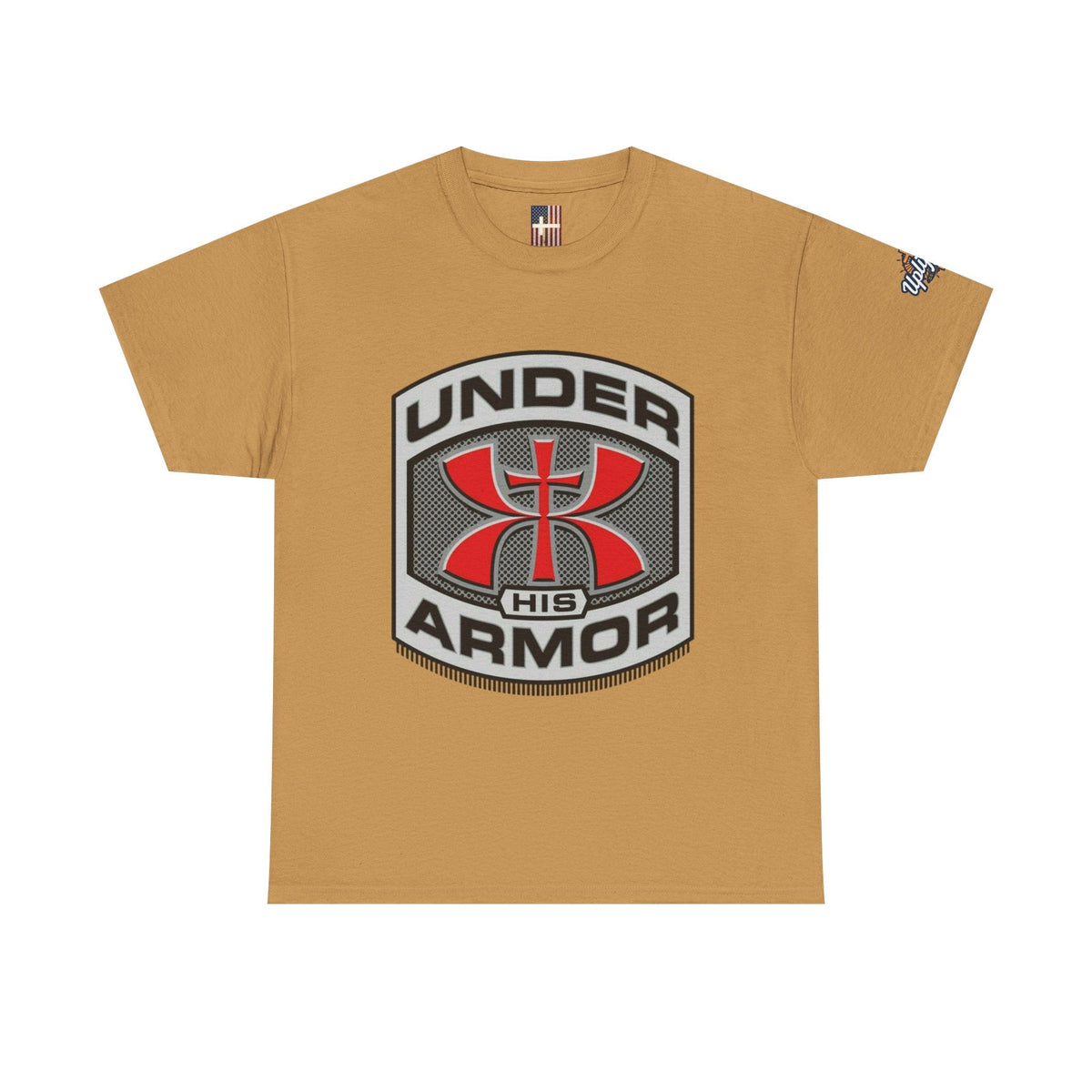 Under HIS Armor Christian T-Shirt — Faith-Inspired Under Armour Style Printify