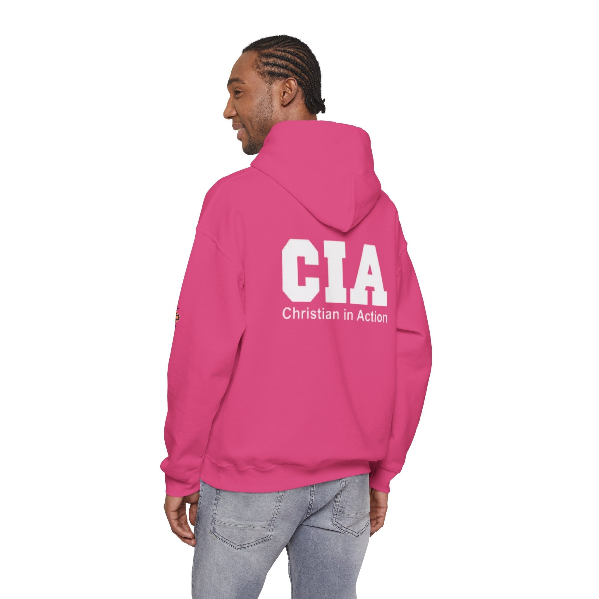 CIA Christian in Action Hoodie - Funny Faith Parody Hoodie - Mission Ready Apparel Printify