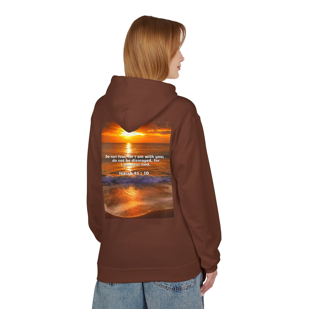 Hoodie - Isaiah 41:10 Bible Verse Religious Design Printify