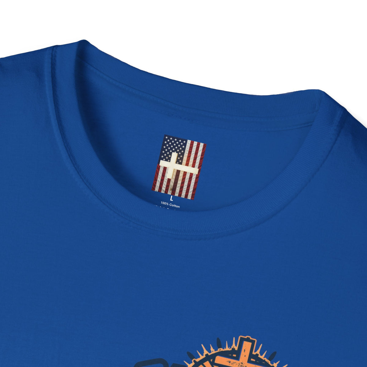 The Lord Says No Balls in Women's Stalls Statement T-Shirt Printify