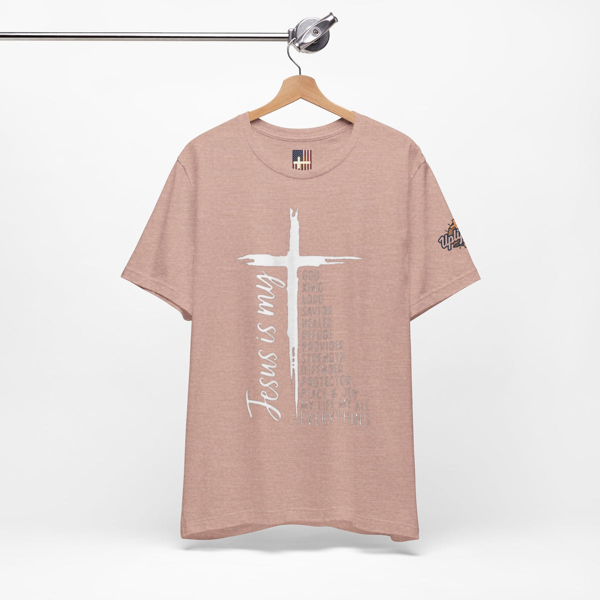 Jesus Is My Everything T-shirt – Cross List God King Lord Savior Christian T-shirt for Total Surrender Faith Printify