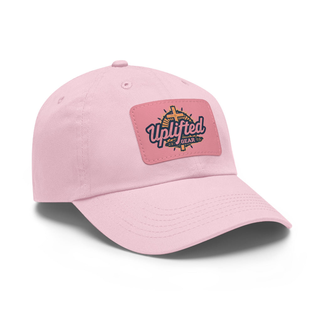 Uplifted Gear Dad Hat Christian Brand Rectangle Printify