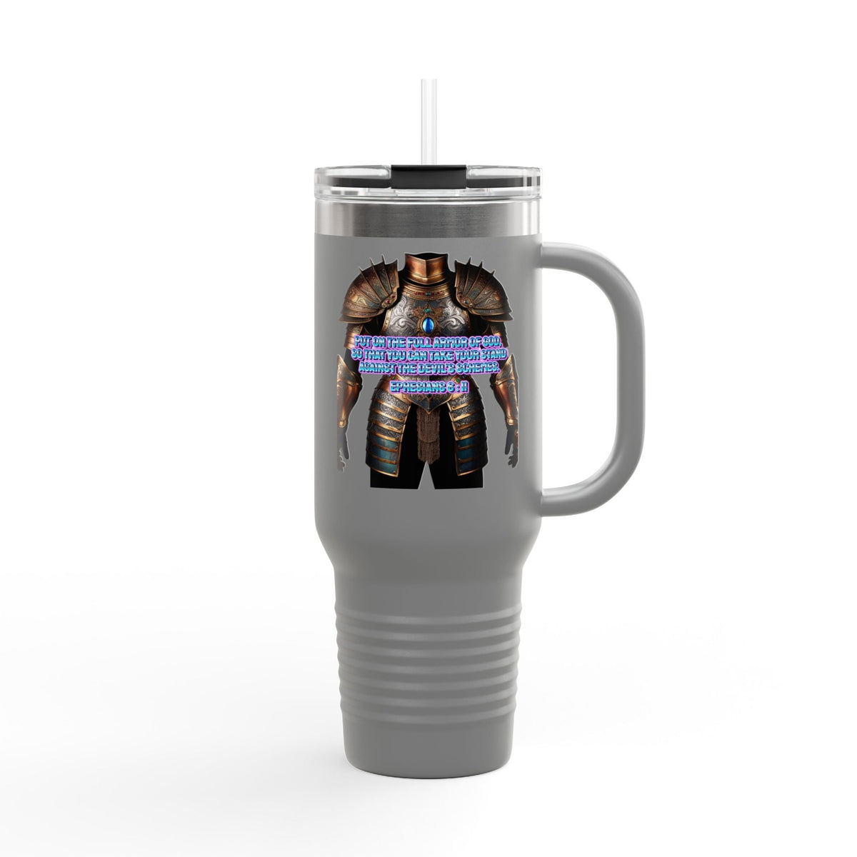 Religious Graphic Armor Of God Design - Insulated Travel Mug, 40oz Printify