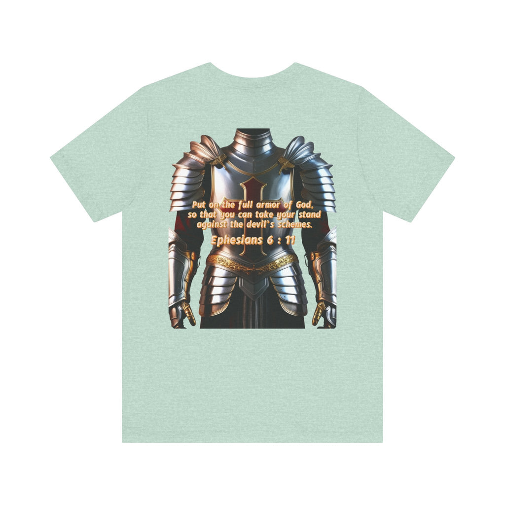 Religious Graphic Armor Of God Design - Unisex Jersey Short Sleeve Tee Printify