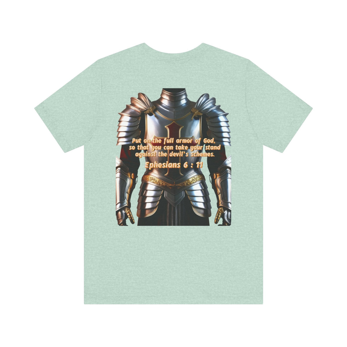 Religious Graphic Armor Of God Design - Unisex Jersey Short Sleeve Tee Printify