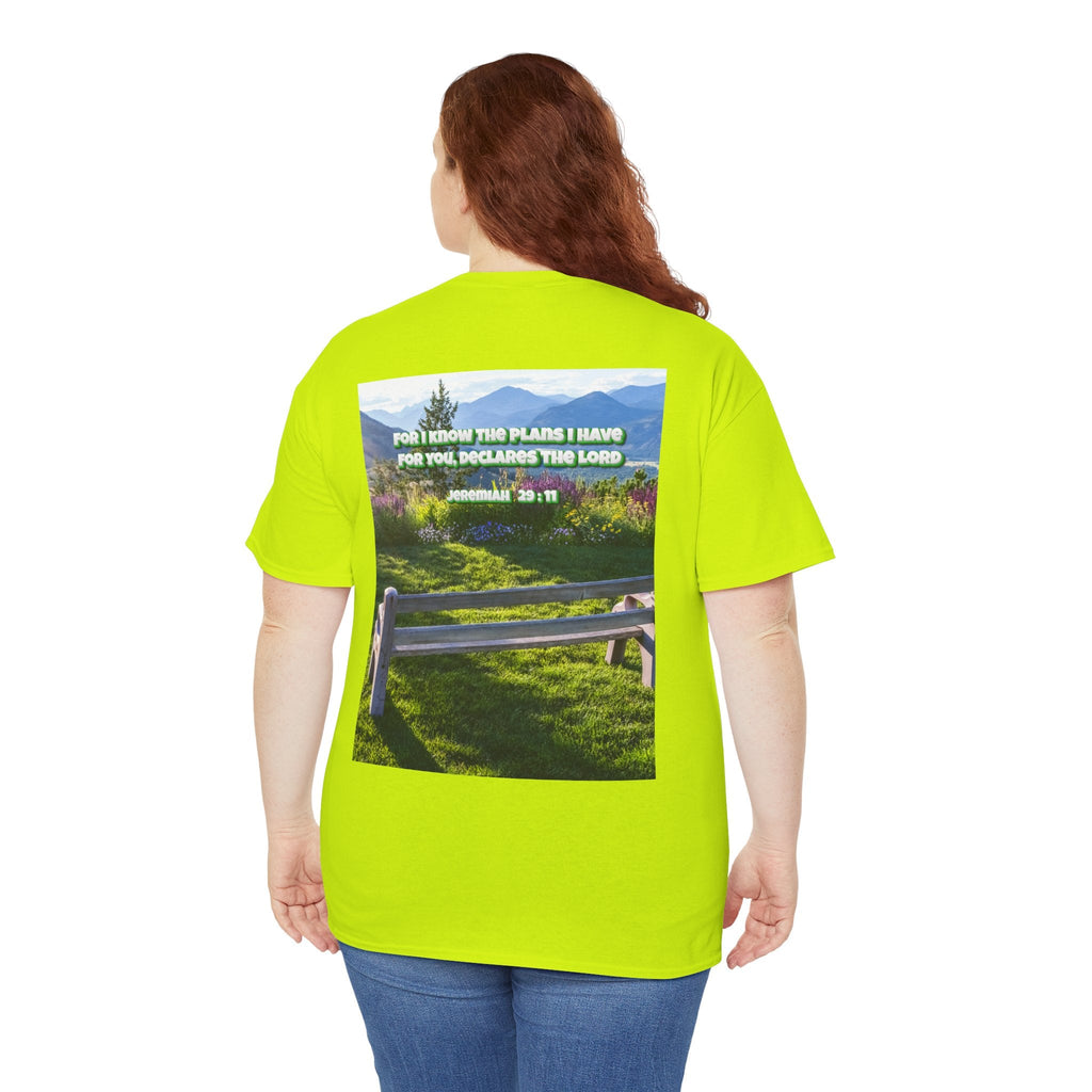 Bible Verse Unisex Tee -  Jeremiah 29 : 11 Printify
