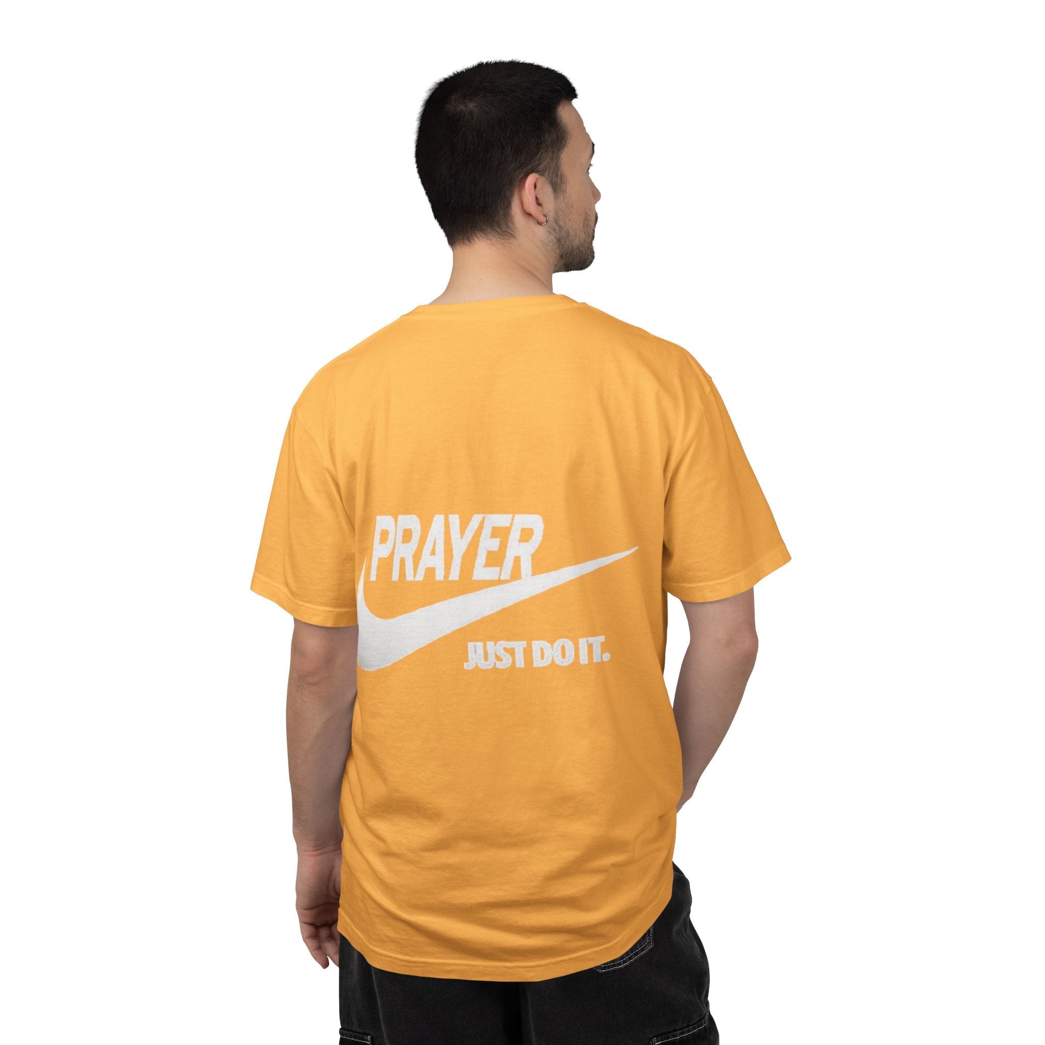 Prayer Just Do It T-shirt - Funny Christian Nike Parody T-shirt - Faith Gear Printify