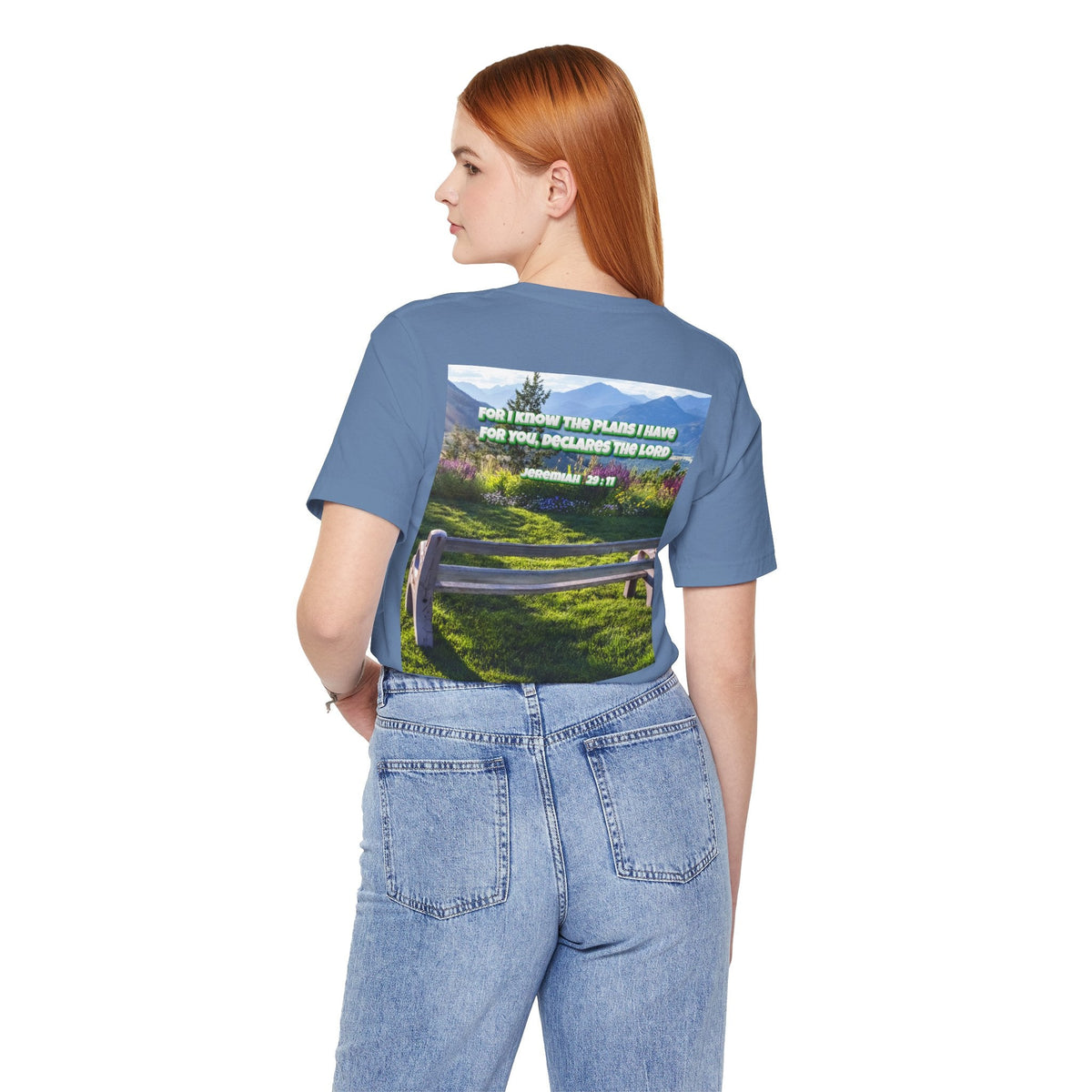 Bible Verse Unisex Tee - Jeremiah 29 : 11 Printify