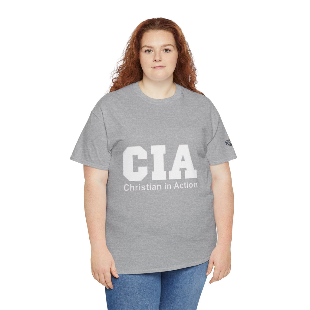 CIA Christian in Action T-shirt - Funny Faith Parody T-shirt - Mission Ready Apparel Printify